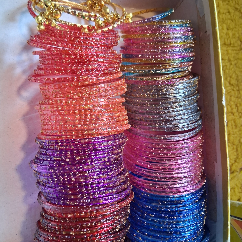 Kashmiri Raindrop Bangles Bundle